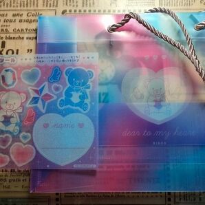 りぼん 2024年 5月号 【付録】 ゆめくま!クリアバッグ、デコって でぃあべあシール