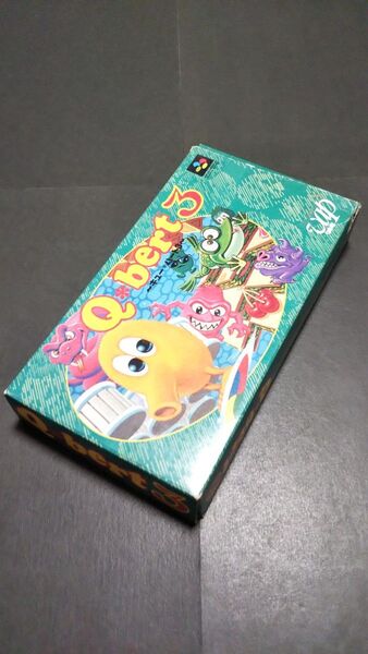 Q-bert3 箱のみ スーパーファミコン ソフト