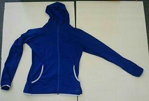  prompt decision ARC'TERYX( Arc'teryx )wi men's f-ti-UV processing cloth Parker jersey jacket M size blue 