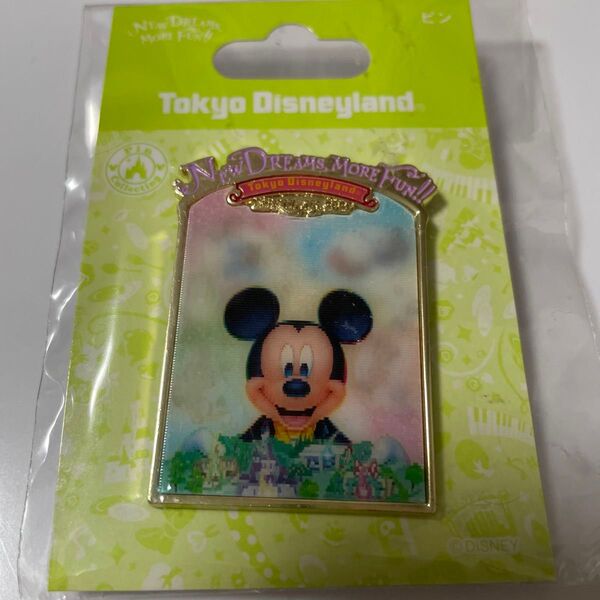 東京ディズニーランド NEW DREAMS MORE FUN ピンバッジ