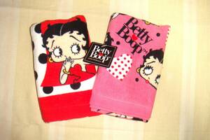 †即決†ベティちゃんフェイスタオル２枚セット新品BettyBoop①