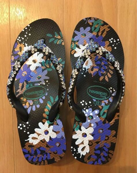 正規希少品!新品☆ Swarovski 23.5cm ハワイアナス サンダル