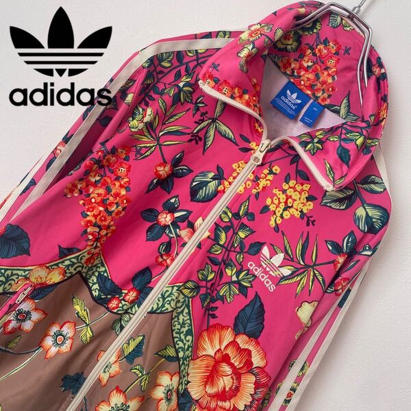 激レア アディダスオリジナルス adidas レディース トラックジャージ M ナイロンジャケット トラックジャケット ジャージ