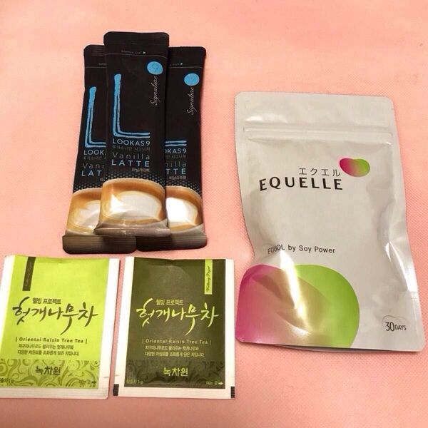 ◆ エクエル 大塚製薬 120粒 ☆ 本格 バニララテ & 二日酔いに効くお茶 茶 ◆