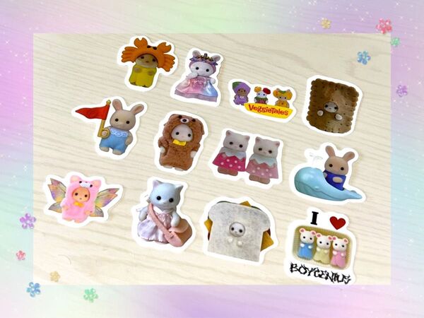 赤ちゃん ステッカー シール お裾分け 【Fセット】