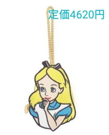 不思議の国のアリス ダイカットポーチ バッグチャーム アコモデ コインケース キーチェーン ディズニー DISNEY ミニポーチ