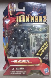 ウォーマシン 3.75インチフィギュア ハズブロ Hasbro Marvel Iron Man 2 Comic Series War Machine