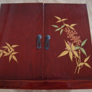 小引き出し 3段 観音開き アンティーク USED