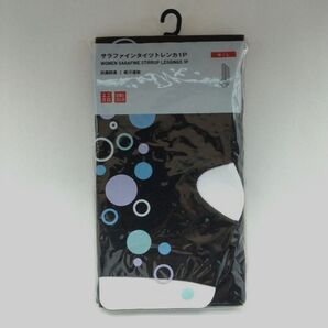 ユニクロ サラファインタイツ トレンカ ブラック M/L