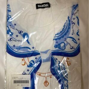 新品未開封 セーラーちびムーン&外部太陽系戦士 Tシャツ ホワイト Mサイズ サターン ネプチューン ウラヌス
