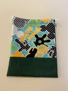  hand made * lunch sack pouch Mickey 1(422)