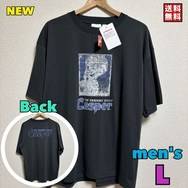 新品 casper キャスパー ピグメント ヴィンテージ Tシャツ Lサイズ