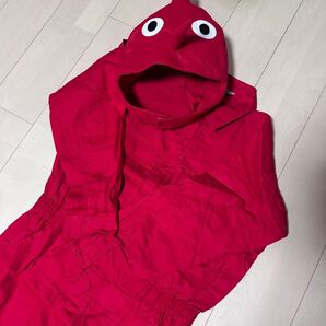 ハロウィン 赤ピクミン 仮装 ユニバ usj コスプレ ピクミン コスチューム つなぎ 作業着 SnowMan なりきり帽子