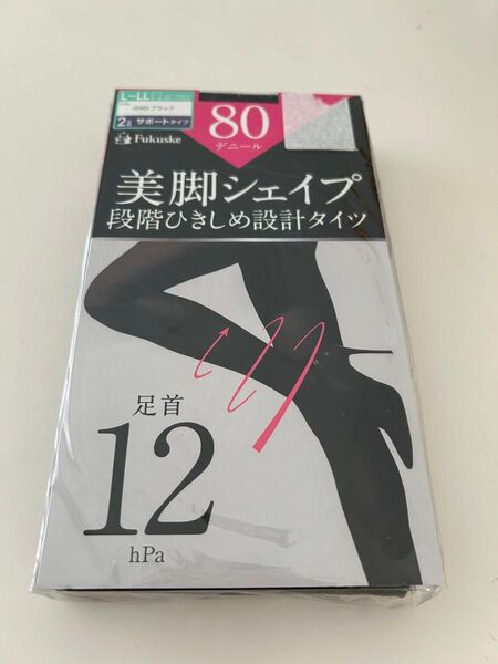 黒タイツ 2枚組 L~LL