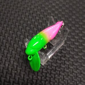 RCグラスホッパー みどぴぃ〜の風塗装品(A) ロデオクラフト ロデオチューン タックルハウス エリアクランク グラホ