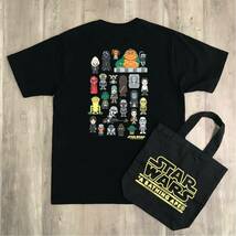 ★激レア★ starwars × BAPE Tシャツ Mサイズ トートバッグ スターウォーズ a bathing ape star wars マイロ milo エイプ ベイプ bag_画像1