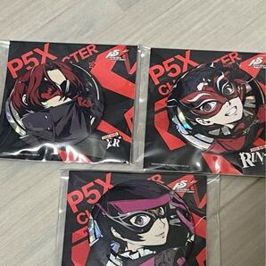 ペルソナ5x 主人公wonder 野毛朋子 李瑶玲缶バッジセット イベント限定 缶バッジ