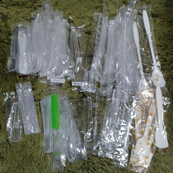 新品 未開封 デザートスプーン 使い捨て 60本セット プラスチック