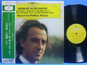 LP ポリーニ シューマン ピアノ・ソナタ 第1番 幻想曲 NM- / NM- 器楽曲 ピアノ SCHUMANN