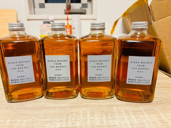 【未開封/4本セット】ニッカウヰスキー フロムザバレル NIKKA