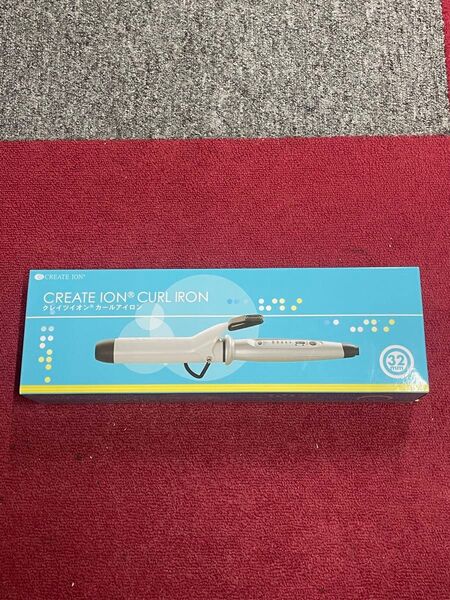 新品 クレイツ(Create) ヘアアイロン イオンカールアイロン 32mm