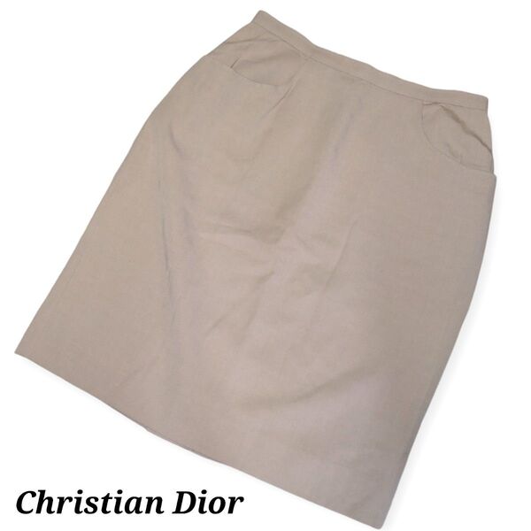 【Christian Dior】クリスチャンディオール/ひざ丈スカート★9号★