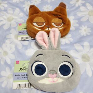 ズートピア ディズニー エコファーポーチ