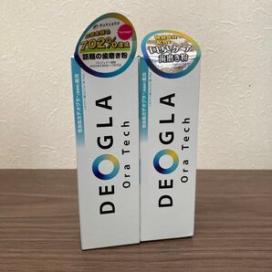 DEOGLA Ora Tech 歯磨き粉 2個セット デオグラテック ホワイト 歯磨き粉