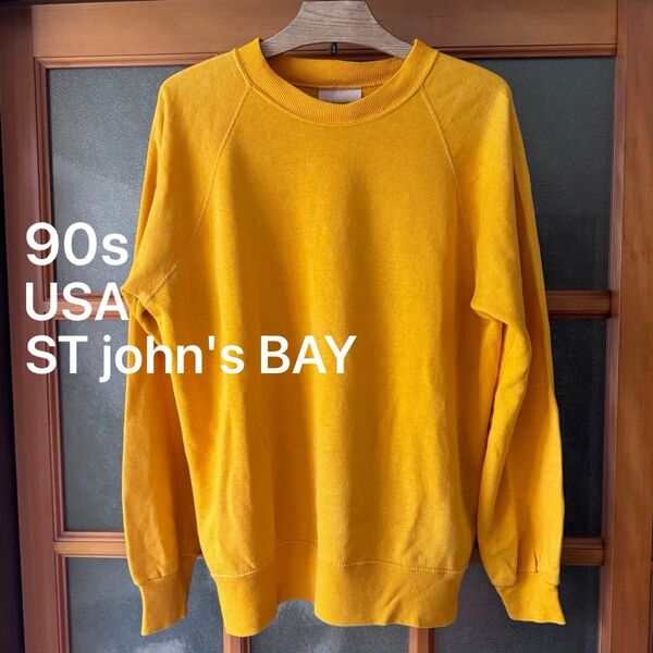 90s usa製 ST john's BAY ラグランスウェット
