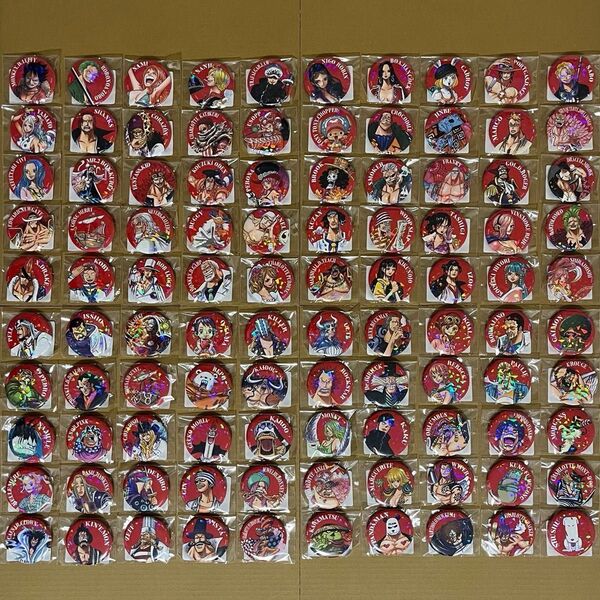 ONE PIECE オールスター缶バッジ コンプリート 全100種