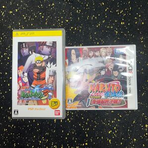 naruto psp 3ds ゲームソフト セット
