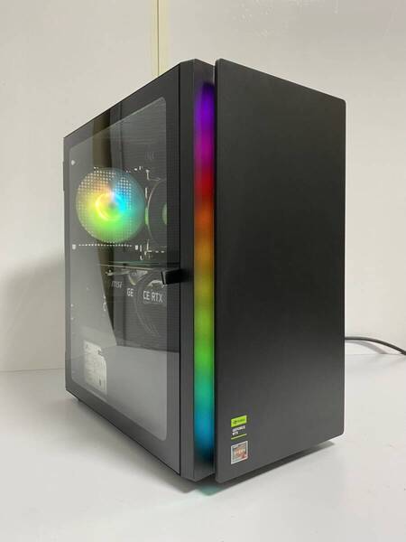 B36 保証付き 高性能ゲーミングPC 最新AMD Ryzen5 5500 6コア12スレ 4.2GHz/ RTX2080/SSD512GB /24GBメモリ/