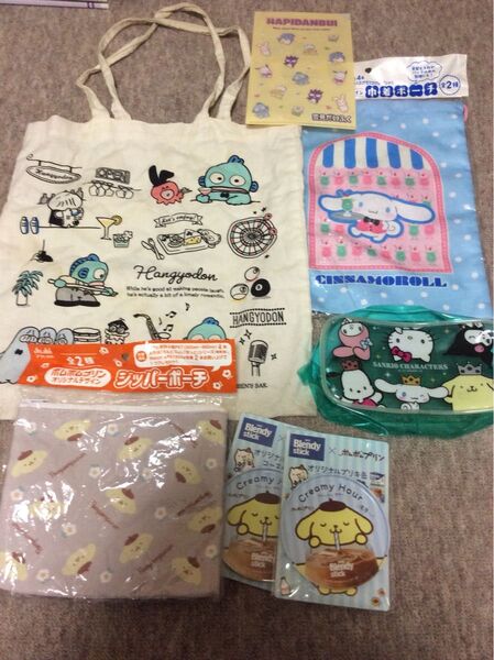 サンリオ シナモン、プリン、ハンギャドン 7点まとめて!