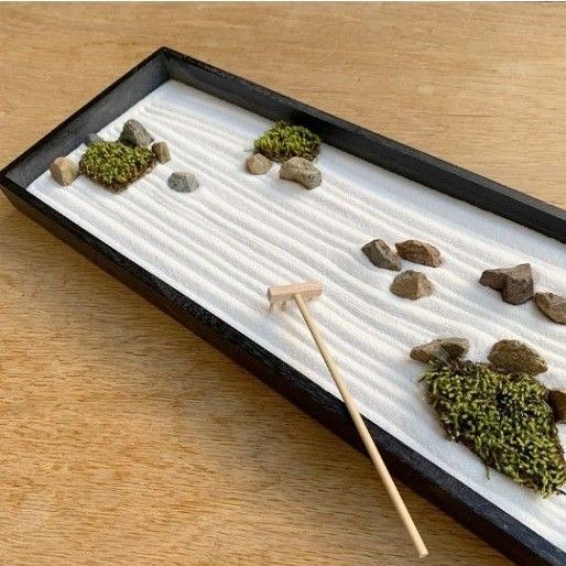 インテリア 枯山水 キット 日本庭園 作って飾れる ミニ庭園 枯山水セット
