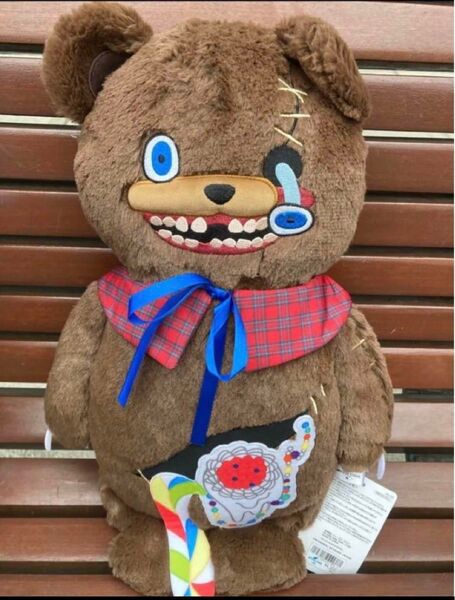 usjハロウィンホラーナイト ハミクマクッションぬいぐるみユニバ限定品
