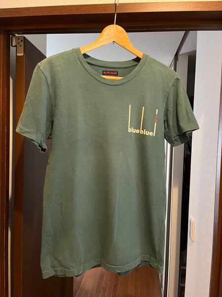 ハリウッドランチマーケット ブルーブルー Tシャツ Mサイズ