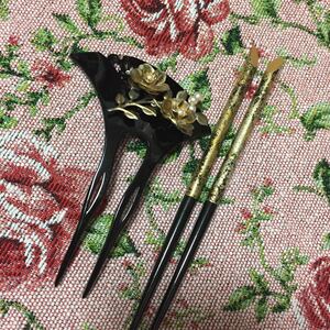  antique ornamental hairpin set details unknown hair accessory 