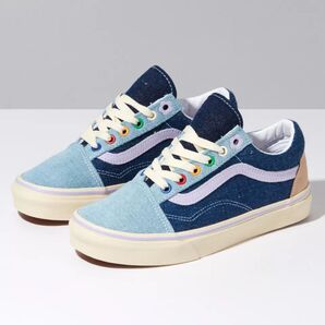 海外限定品Vans Emma Mulholland on Holiday x Old Skool ブルーデニム オールドスクール