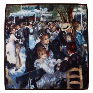 ムーランドギャレット ルノワール 西洋絵画 マイクロファイバー ハンカチ