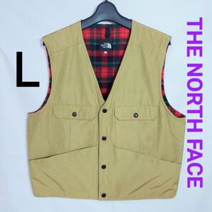 【良品】THE NORTH FACE ノースフェイストレッキングベスト アウトドア ジレ L