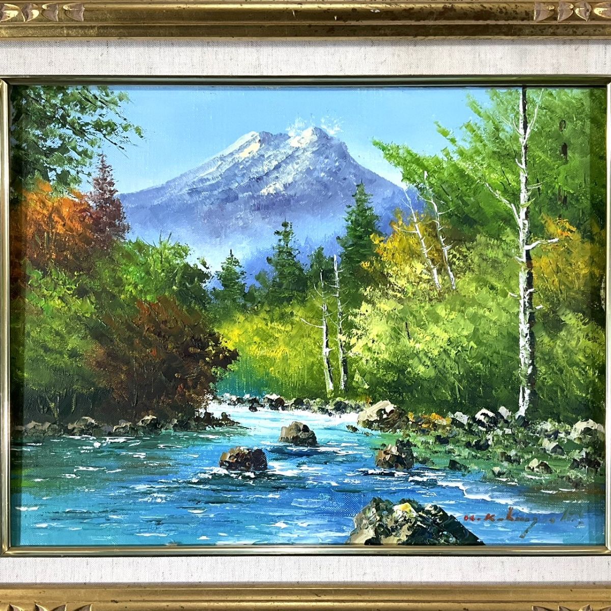 岡田 信造☆秋晴上高地☆油彩(F20)|自然、風景画 岡田 信造☆秋晴上高地☆油彩(F20)|自然、風景画