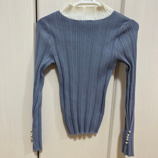 カリーナルーチェ 長袖 ニット 長T カットソー M 新品 トップス リブニット