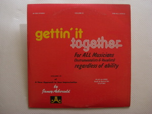 ＊【２LP】Jamey Aebersold／Gettin' It Together （JA1231）（輸入盤）