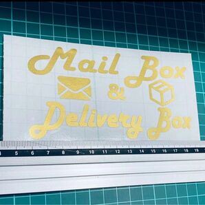 メールボックスandデリバリーボックス ステッカー(色変更可能)