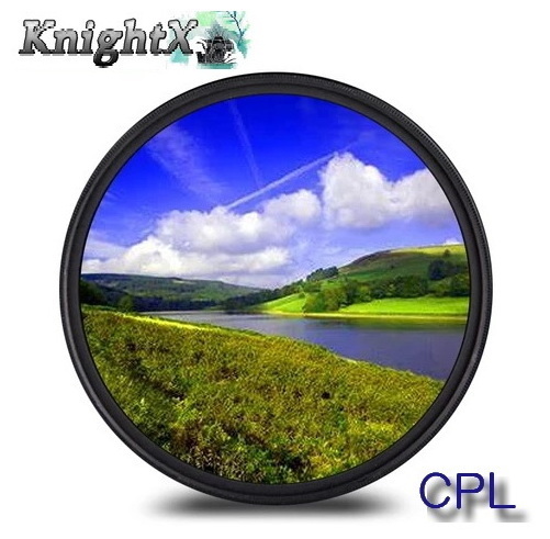 新品 KnightX CPL 円偏光フィルター(C-PL) 62mm PLフィルター サーキュラーPL 偏光フィルター 広角レンズ対応