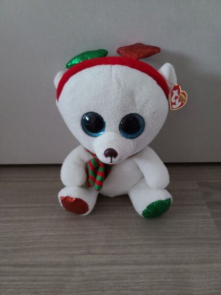 美品 クリスマス tyぬいぐるみ ビーニーブーズ Frost Beanie Boo's