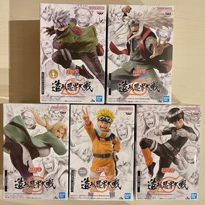 NARUTO -ナルト- 疾風伝 BANPRESTO FIGURE COLOSSEUM 造形忍界大戦 計5種セット