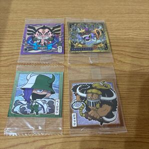 ワンピースウエハース オロチ、雷ぞう、ジャック、ページワン 4枚セット