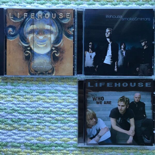 Lifehouse - no name face/who we are/smoke & mirrors 計3枚セット