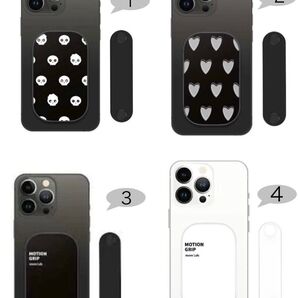 OHAO モーショングリップ Motion Grip 360度回転 強力なネオジム磁石 落下防止 スマホスタンド /10種類